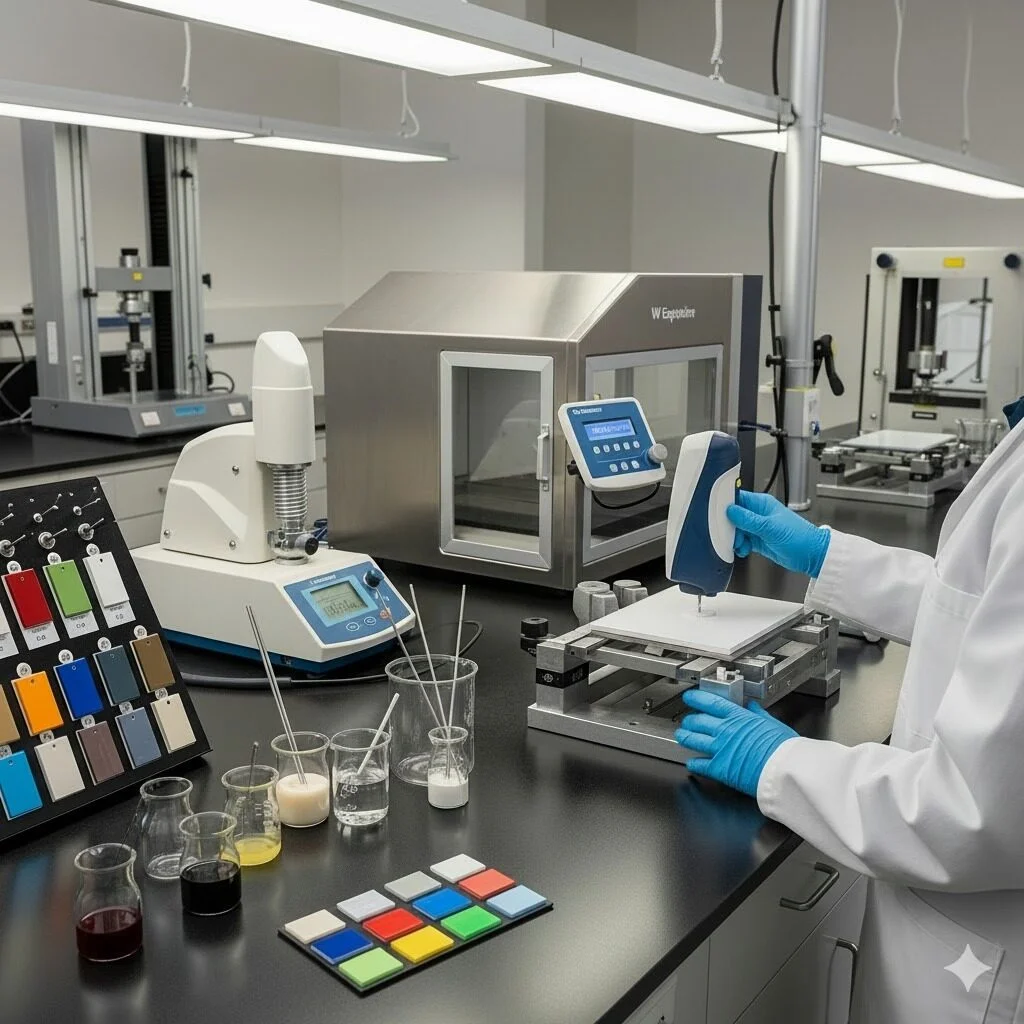 R&D et innovation Nexchroma — colorimétrie et formulation